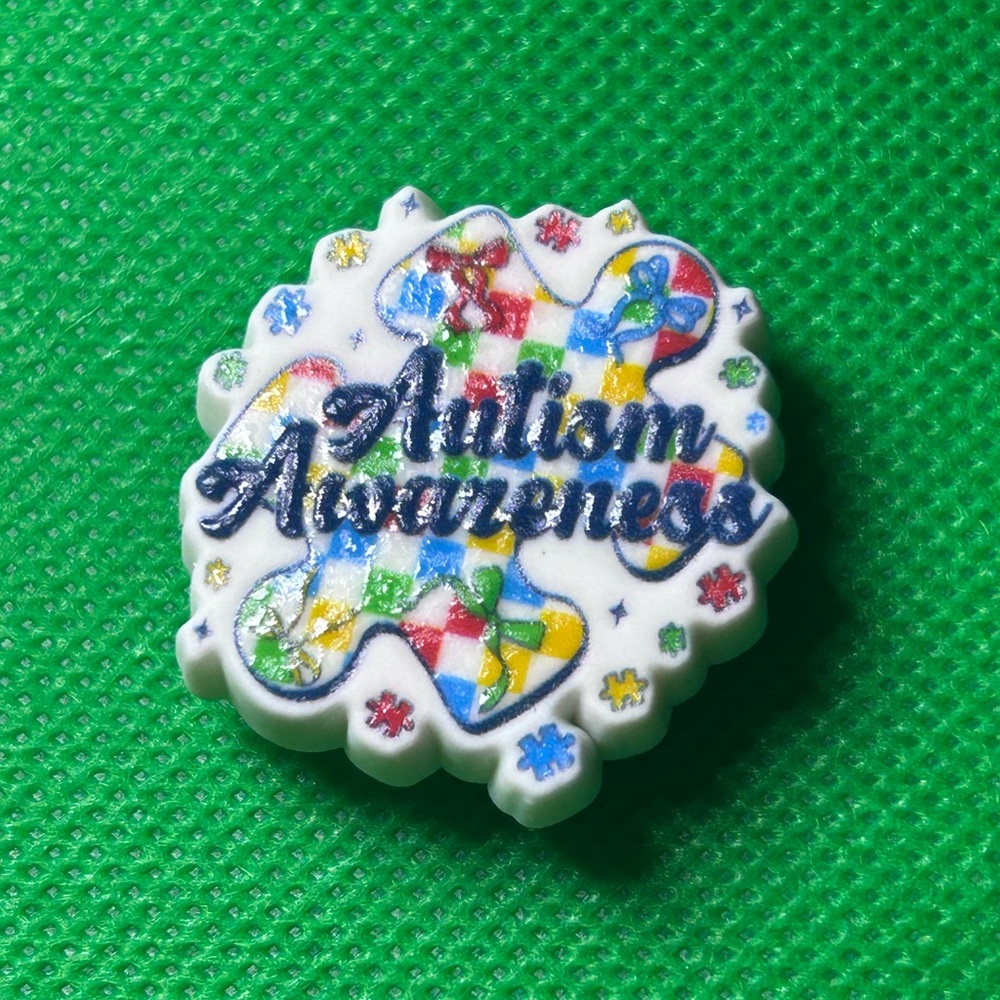 🌼 (5/$10 or 10/$15) NEW Autism Friendly Awareness Croc Charm Collection